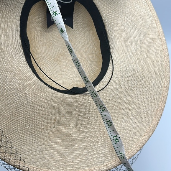 Sonni San Francisco Vintage Wide Brim Cartwheel Fascinator Hat main image 10